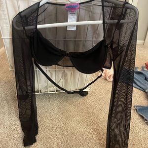 Edikted Mesh Long Sleeve